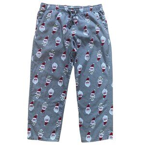 Old Navy Santa Flannel Pajama Pants Christmas Holiday Loungewear-XL